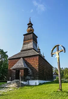 Open Air Museum Gallery: Church in Open Air Museum at Stara Lubovna, Presov Region, Slovakia