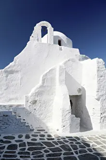 Mykonos Prints: Church of Panagia Paraportiani (Icing sugar church)