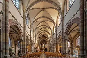 Images Dated 30th November 2022: Church Peter and Paul at Obernai, Bas-Rhin, Alsace, Alsace-Champagne-Ardenne-Lorraine, Grand Est