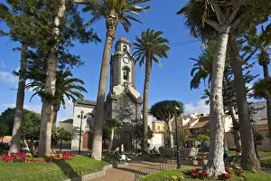 Images Dated 27th July 2012: Church in Puerto de la Cruz, Tenerife, Canary Islands, Spain