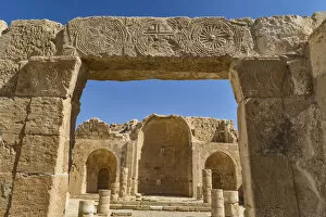 Images Dated 7th September 2018: Church ruins, Shivta, Roman dead city, Negev desert, Israel