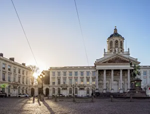 Bruxelles Prints: Church of Saint Jacques-sur-Coudenberg at Place Royale, Brussels, Belgium