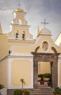 Forio Prints: Church of San Gaetano in Forio, Ischia Island, Gulf of Naples, Campania, Italy