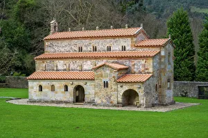 Monasterio Prints: Church of San Salvador de Valdedios, Villaviciosa, Asturias, Spain