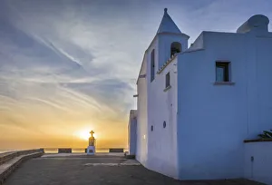 Forio Prints: Church of Santa Maria del Soccorso in Forio, Ischia Island, Gulf of Naples, Campania