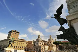 Goddess Prints: Church of Santa Maria di Loreto, near the monument to Vittorio Emanuele II. Rome, Italy