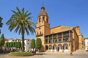 Images Dated 12th June 2018: Church Santa Maria la Mayor, Ronda, Andalusia, Spain