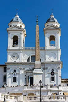 The church of the Santissima Trinita dei Monti, Rome, Lazio, Italy