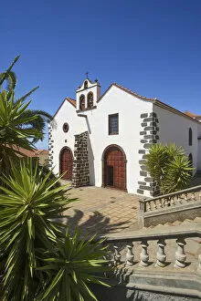 Images Dated 4th March 2014: Church in Santo Domingo de Garafia, La Palma, Canaries, Spain