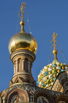 Detail of the Church of the Savior on Spilled Blood. Saint Petersburg, Russia