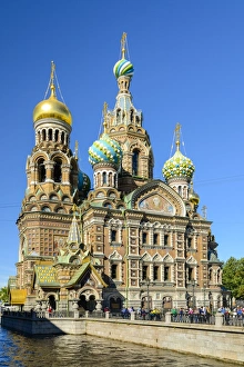 Church of our Saviour on the spilled blood on Griboedov Canal, Saint Petersburg, Russia