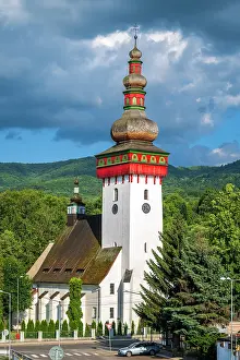 Slovakian Prints: Church of St Catherine of Alexandria (Kostol sv)