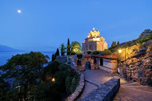 Orthodox Church Prints: Church of St John at Kaneo, Lake Ohrid, Ohrid, North Macedonia