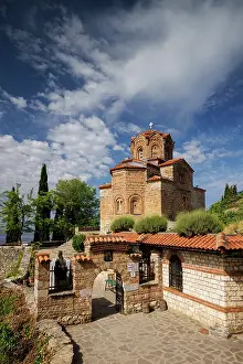Orthodox Church Prints: Church of St John at Kaneo, Lake Ohrid, Ohrid, North Macedonia