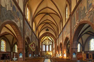 Church St. Lutwinus, Mettlach, Saarland, Germany