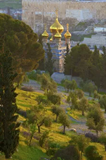 Church Of St. Mary Magdelene, Mount Of Olives, Jerusalem, Israel, Middle East
