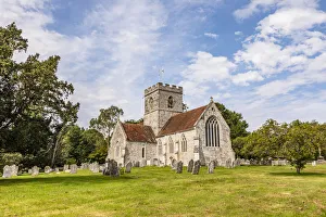 Pretty Prints: Church of St Mary (or St Marys Church), Dinton, Wiltshire, England, United Kingdom