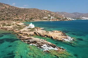 Amorgos Prints: Church of St. Panteleimon, Amorgos, Greece