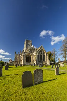 Cotswolds Prints: Church of St Peter and St Paul, Northleach, Cotswolds, England, UK
