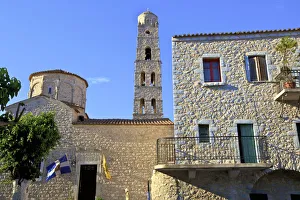 Church of Taxiarhes, Areopoli, Mani Peninsula, The Peloponnese, Greece, Southern Europe