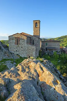 Church of View at Roccatederighi, Roccastrada, Grosseto, Maremma, Tuscany, Italy