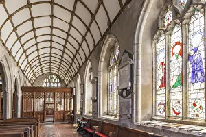 Village Church Prints: Church in the village of St Neots, Bodmin-Moor, Cornwall, England