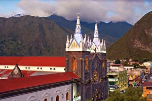 Andes Collection: Church of The Virgin of The Holy Water, Nuestra Senora del Agua Santa, Neo-Gothic