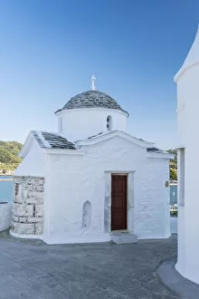 Images Dated 30th June 2022: Church of the Virgin Mary (Panagitsa Tower), Skopelos Town, Skopelos, Sporade Islands, Greece
