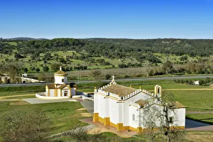 Religious Site Prints: The churches of Monforte. Alentejo, Portugal