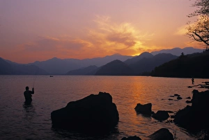 Nikko Prints: Chuzenji Lake, Nikko Nat
