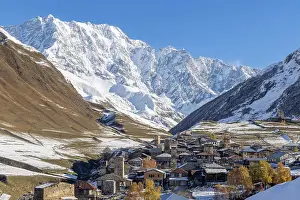 Settlement Prints: Chvibiani and Zhibiani, Ushguli, Upper Svaneti (Zemo Svaneti), Georgia