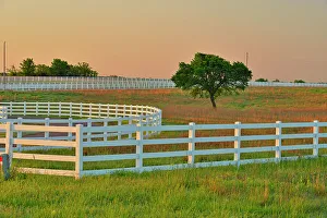 Highways Prints: Cimarron Valley horse rehab centre, Stroud, Oklahoma, USA