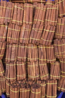 Cinnamon in Spice Shop, Marrakech, Morocco, North Africa