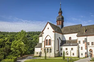 Eberbach Prints: Cistercian monastery Eberbach near Kiedrich, Rheingau, Hesse, Germany