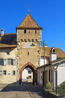 Images Dated 5th November 2018: City gate of Waldenburg, Basel-Country, Switzerland