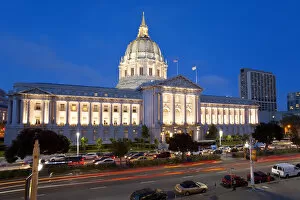 Images Dated 3rd January 2012: City Hall, Civic Center Plaza, San Francisco, California, USA