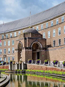 Council House Prints: City Hall, College Green, Bristol, England, United Kingdom