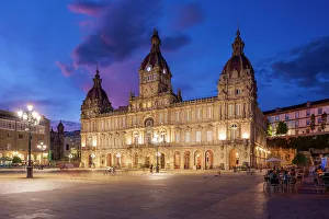 City Hall, A Coruna, Galicia, Spain