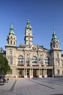 Images Dated 15th October 2013: City Hall, Gyor, Western Transdanubia, Hungary