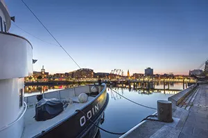 City and harbour, Kiel, Baltic coast, Schleswig-Holstein, Germany City and harbour, Kiel, Baltic coast, Schleswig-Holstein, Germany