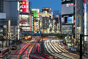 Jan Christopher Becke Prints: City lights of the Kabukicho district in Shinjuku, Tokyo, Japan