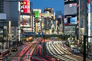 Images Dated 31st March 2016: City lights of the Kabukicho district in Shinjuku, Tokyo, Japan