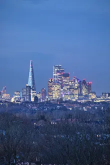Images Dated 19th March 2020: City of London from Crystal Palace, England, UK