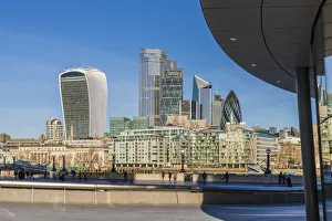 City of London skyline across the River Thames