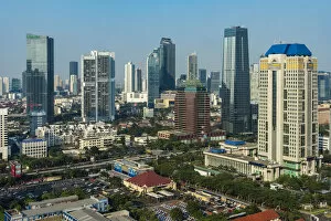 City skyline, Jakarta, Java, Indonesia