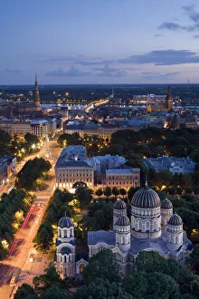 Images Dated 22nd December 2008: City Skyline, Riga, Latvia