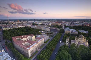 Images Dated 22nd December 2008: City Skyline, Riga, Latvia