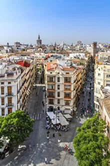 Images Dated 10th July 2019: City skyline, Valencia, Comunidad Valenciana, Spain