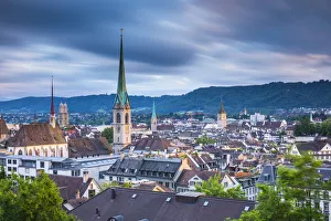 City skyline, Zurich, Switzerland