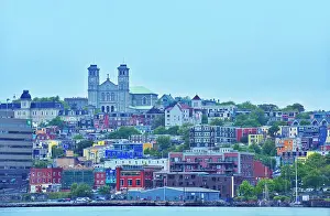 City Skyline Prints: CIty of St. John's, St. John's, Newfoundland & Labrador, Canada
